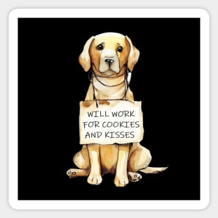 Cookies & Kisses Labrador Retriever Sticker